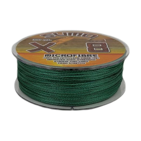 Effe Sumo X8 İp Misina 300m Polietilen MicroFiber İp Misina Yeşil - 2