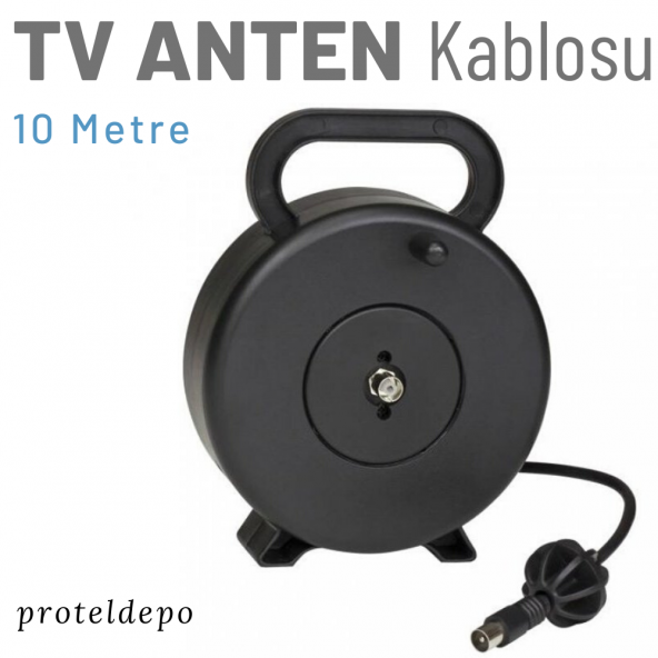TV Anten Kablosu, Makaralı Hazır Kablo, 10 Metre - 2