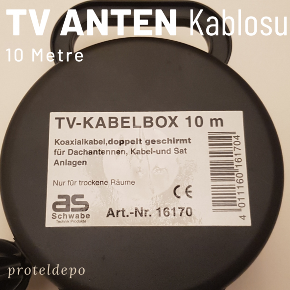 TV Anten Kablosu, Makaralı Hazır Kablo, 10 Metre - 3