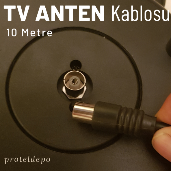 TV Anten Kablosu, Makaralı Hazır Kablo, 10 Metre - 5