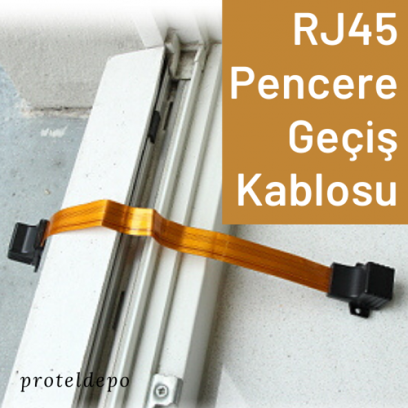 IRENIS RJ45 Ethernet Pencere Geçiş Kablosu, 10 Mbps - 2