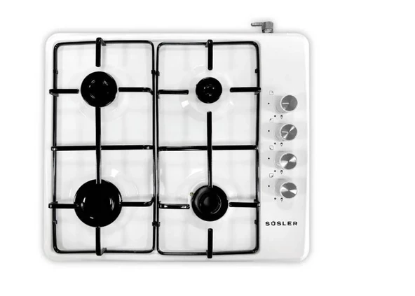 Süsler Sso-2125 Beyaz Emaye Set Üstü Ocak