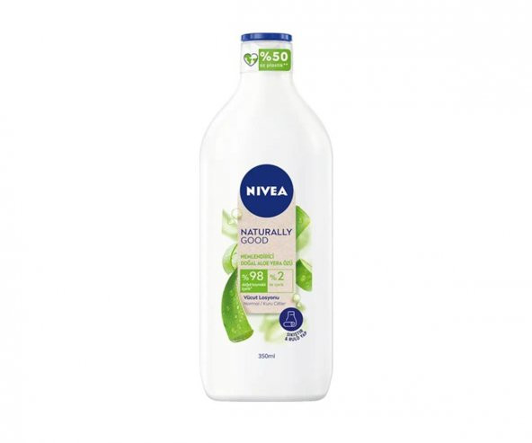 Nivea Naturally Good Aloe Vera Özlü Vücut Bakım Losyonu 350 ml