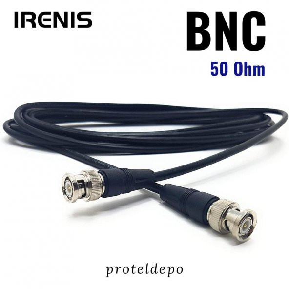 IRENIS BNC Kablo 50 Ohm Bilgisayar, Otomasyon, Telekom, RG58 - 2
