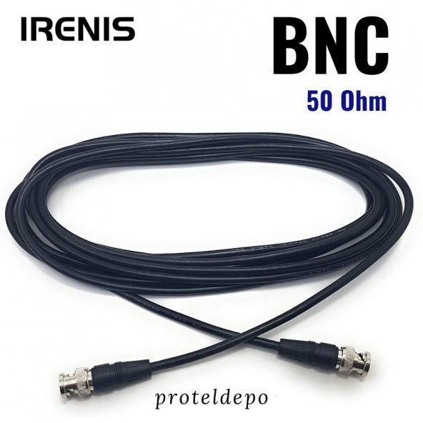 IRENIS BNC Kablo 50 Ohm Bilgisayar, Otomasyon, Telekom, RG58 - 3