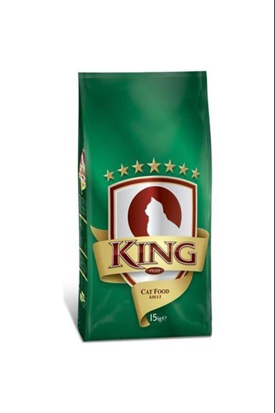 King Balıklı Yetişkin Kedi Maması 15 Kg - 1