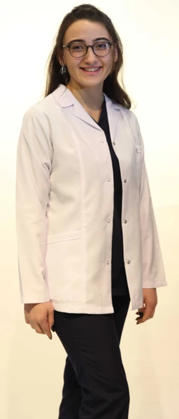 Doktor Hemşire Bayan Ceket Boy Gömlek Yaka Beyaz Önlük XL - 3