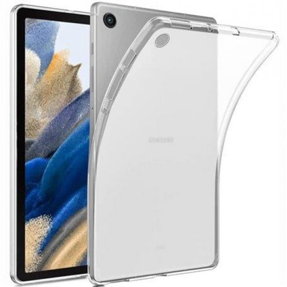 Samsung Galaxy Tab A8 10.5 SM-X200 (2021) Silikon Kılıf+Nano Cam+Kablo Koruyucu - 3