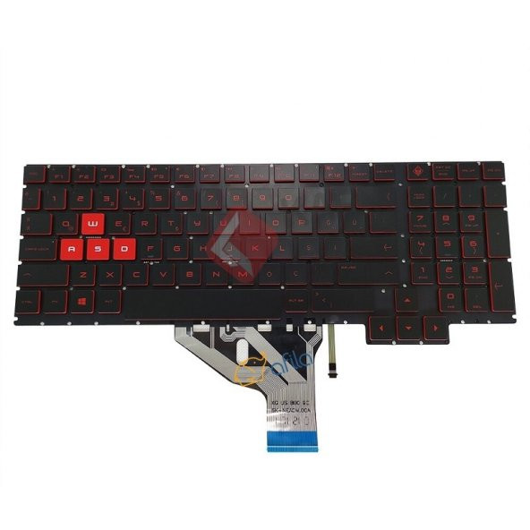 HP Omen 15-CE007TX, 15-CE008CA, 15-CE011TX Klavye (Işıklı)