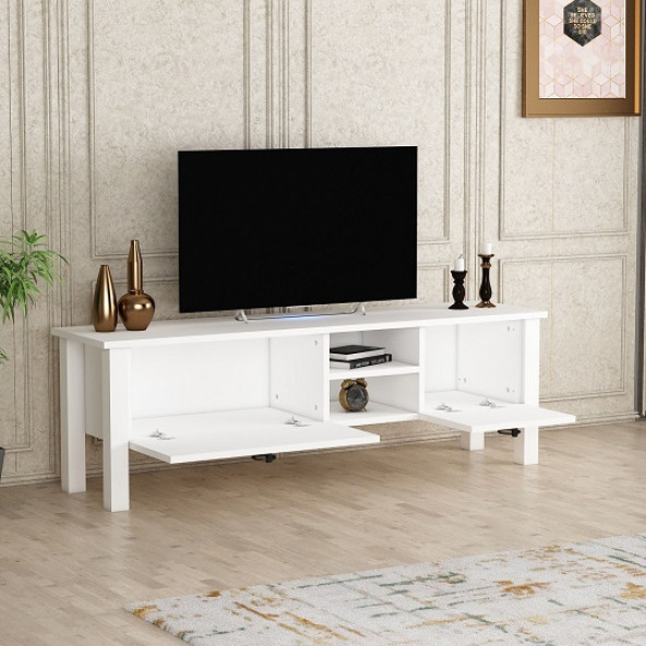 BMdekor TV Sehpası Rüya Beyaz 140 cm - 3