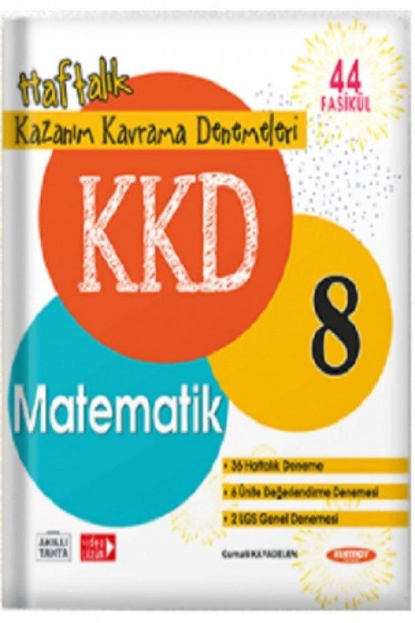 8. Sınıf Matematik Haftalık Kazanım Kavrama Denemeleri (44 Fasikül) - Kurmay Yayınları - 1