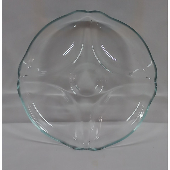 PAŞABAHÇE/ 5 BÖLMELI KAHVALTILIK ve ÇEREZLIK CAM TABAK GENİŞLİK 25 25 CM DERİNLIK 4 CM - 2