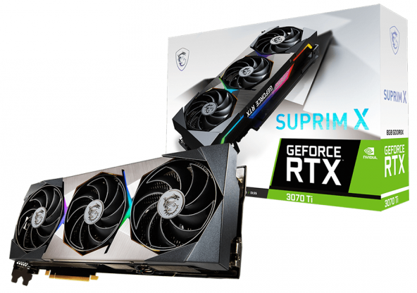 MSI GEFORCE RTX 3070 TI SUPRIM X 8G 8GB GDDR HDMI 3XDP 256BİT
