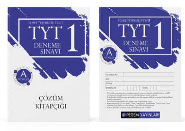 2022 TG TYT Deneme Sınavı-1 A Kitapçığı - 1