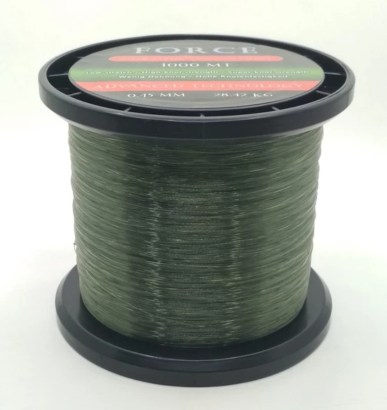 Effe Force 1000 Metre Sazan Yayın Turna Alabalık Misinası Yeşil - 3