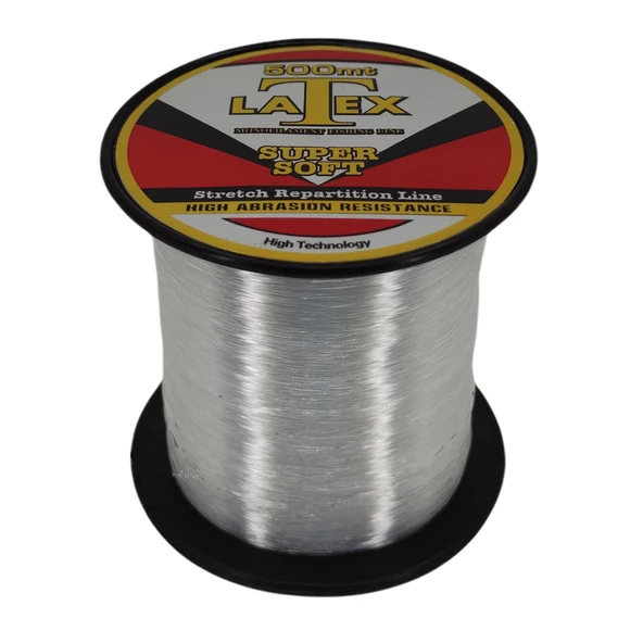 Latex Super Soft Misina 500m Monofilament High Technology