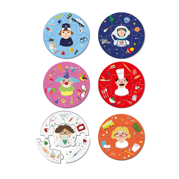 Arnas Toys 5029 Who Am I Puzzle Meslekler 30 Parça Karton Puzzle - 2