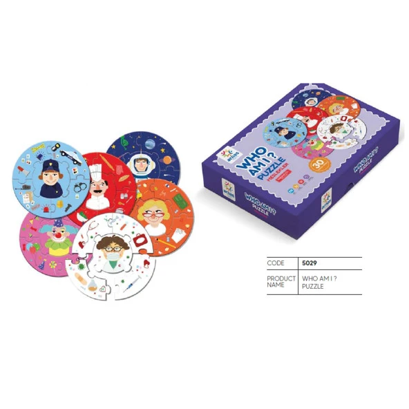 Arnas Toys 5029 Who Am I Puzzle Meslekler 30 Parça Karton Puzzle - 3