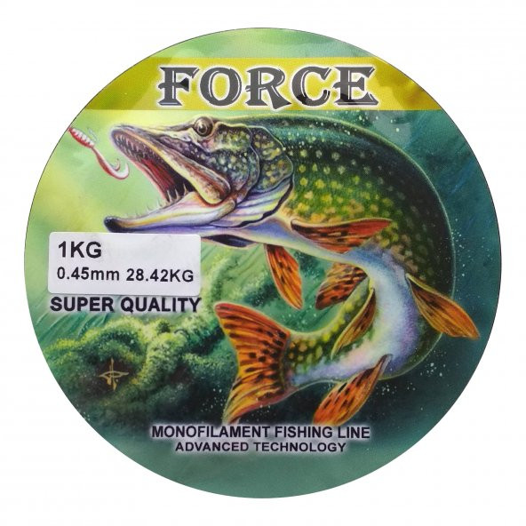 Effe Force 5700m 0.45mm Bobin Misina Çekeri 28.33kg Beyaz - 2