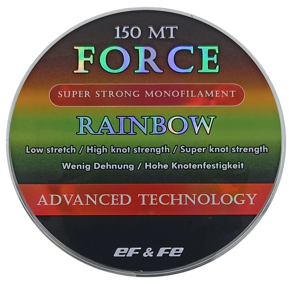 Effe Force Rainbow 150m Renkli Misina Ormanlık Alan Tatlısu Alabalık - 4