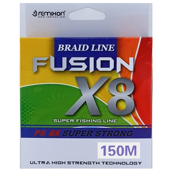Remixon Fusion X8 150m Multicolor Renkli İp Misina - 5