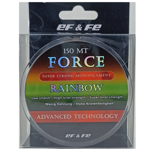 Effe Force Rainbow 150m Renkli Misina Ormanlık Alan Tatlısu Alabalık - 5