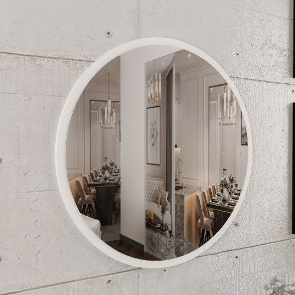 BMdekor Aynalı Dresuar Vaks Beyaz - 4