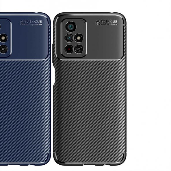 Xiaomi Poco M4 Pro 5G Kılıf Antişok Carbon Regnor Silikon Kapak - 2