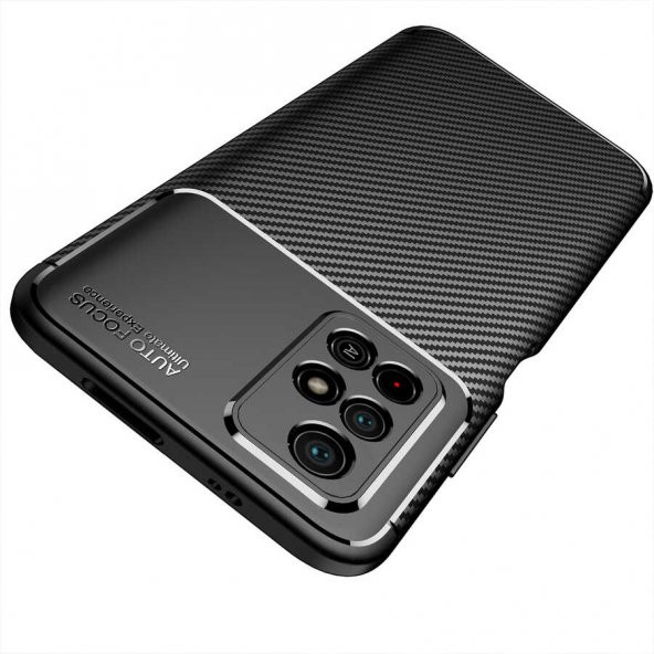 Xiaomi Poco M4 Pro 5G Kılıf Antişok Carbon Regnor Silikon Kapak - 3