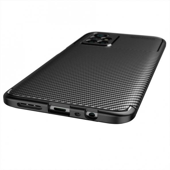 Xiaomi Poco M4 Pro 5G Kılıf Antişok Carbon Regnor Silikon Kapak - 5