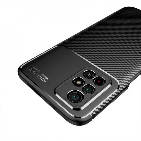 Xiaomi Poco M4 Pro 5G Kılıf Antişok Carbon Regnor Silikon Kapak - 9