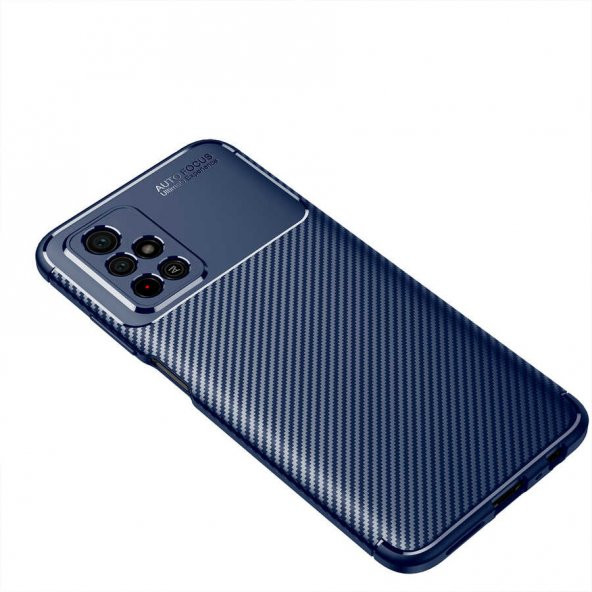 Xiaomi Poco M4 Pro 5G Kılıf Antişok Carbon Regnor Silikon Kapak - 11