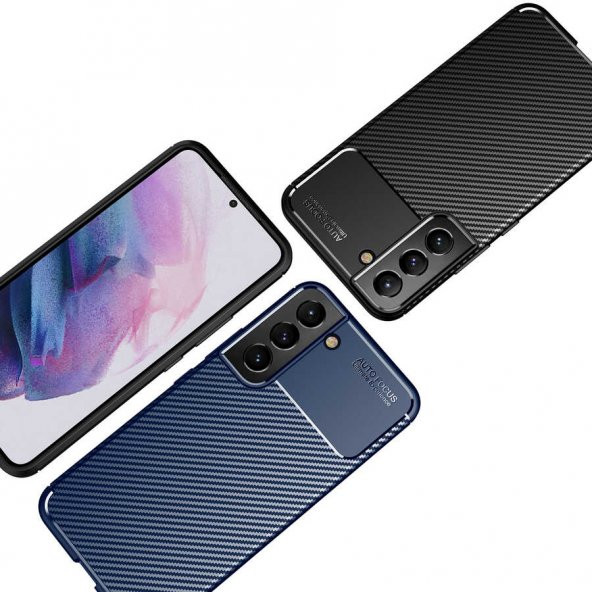 Samsung Galaxy S22 Kılıf Antişok Carbon Regnor Silikon Kapak - 7