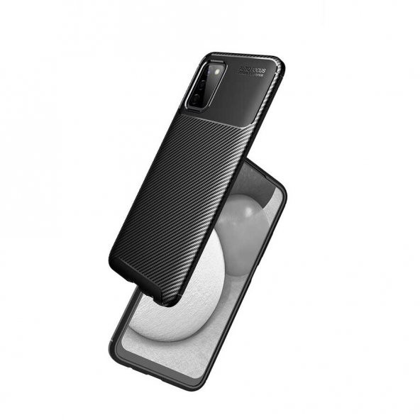 Samsung Galaxy A03S Kılıf Antişok Carbon Regnor Silikon Kapak - 2