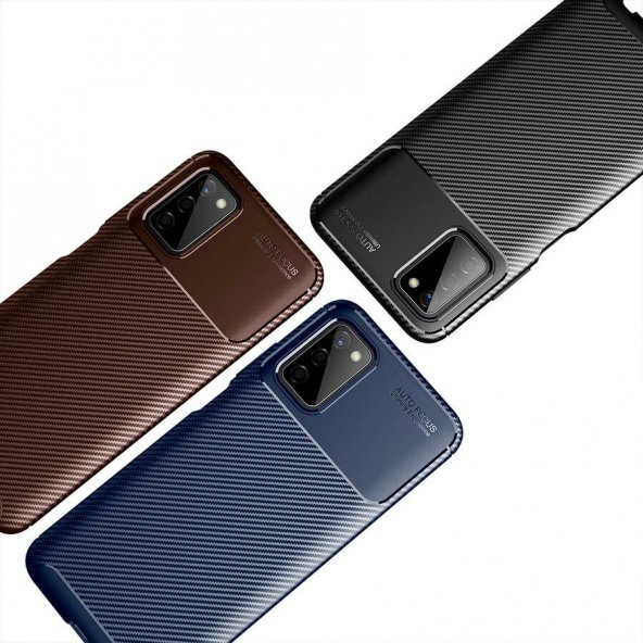 Samsung Galaxy A03S Kılıf Antişok Carbon Regnor Silikon Kapak - 3