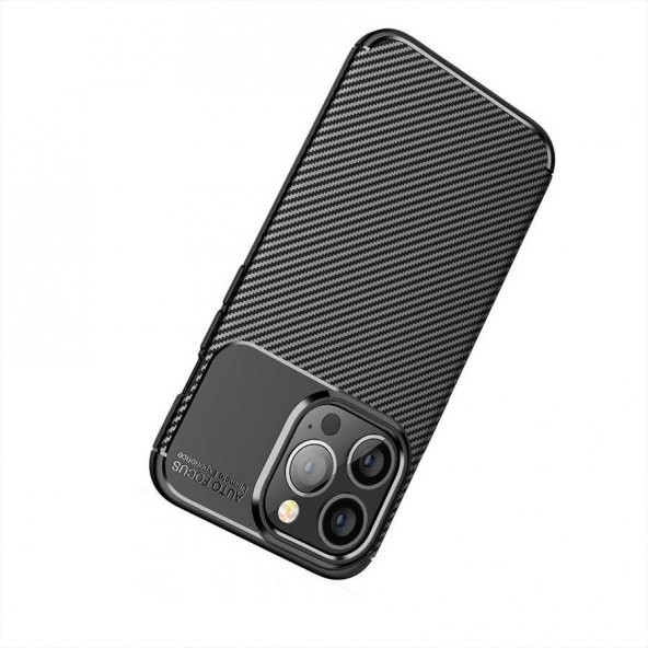 Apple iPhone 13 Pro Kılıf Antişok Carbon Regnor Silikon Kapak - 5