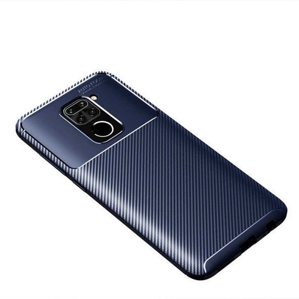 Xiaomi Redmi Note 9 Kılıf Antişok Carbon Desenli Regnor Silikon Kapak - 2