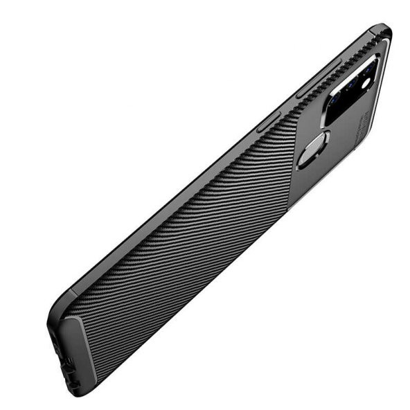 Samsung Galaxy A21S Kılıf Antişok Carbon Desenli Regnor Silikon Kapak - 10