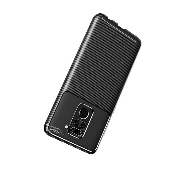 Xiaomi Redmi Note 9 Kılıf Antişok Carbon Desenli Regnor Silikon Kapak - 8