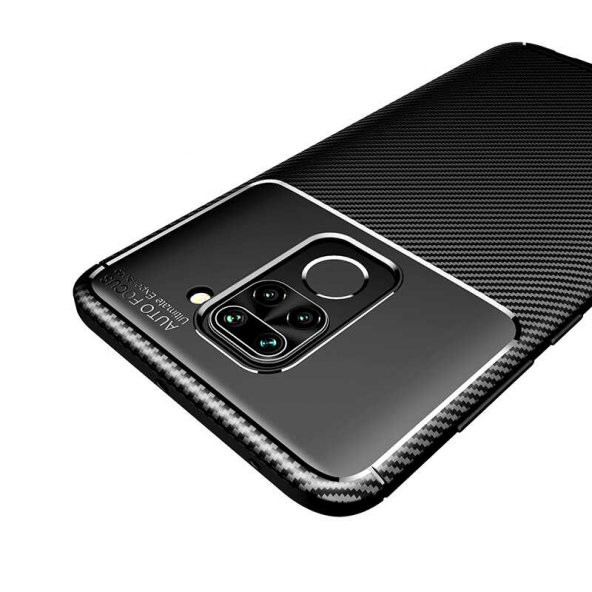 Xiaomi Redmi Note 9 Kılıf Antişok Carbon Desenli Regnor Silikon Kapak - 10