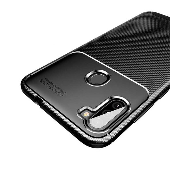Samsung Galaxy A11 Kılıf Antişok Carbon Desenli Regnor Silikon Kapak - 4