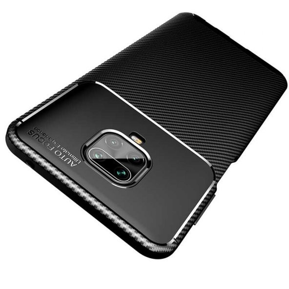 Xiaomi Redmi Note 9S Kılıf Antişok Carbon Desenli Regnor Silikon Kapak - 5