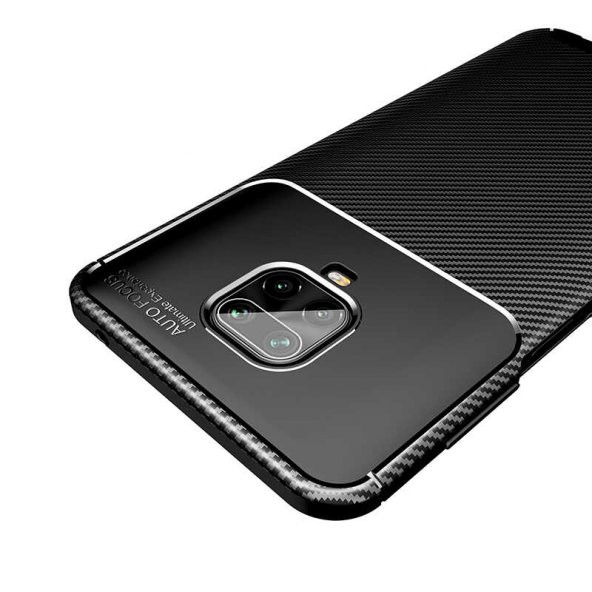 Xiaomi Redmi Note 9S Kılıf Antişok Carbon Desenli Regnor Silikon Kapak - 11