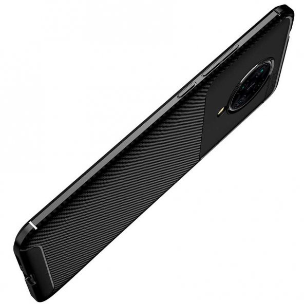 Xiaomi Redmi K30 Pro Kılıf Antişok Carbon Desenli Regnor Silikon Kapak - 10