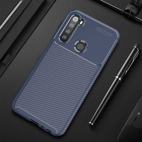 Xiaomi Redmi Note 8 Kılıf Antişok Carbon Regnor Antişok Carbon Silikon - 3