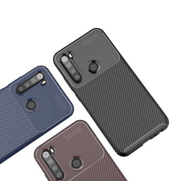 Xiaomi Redmi Note 8 Kılıf Antişok Carbon Regnor Antişok Carbon Silikon - 7