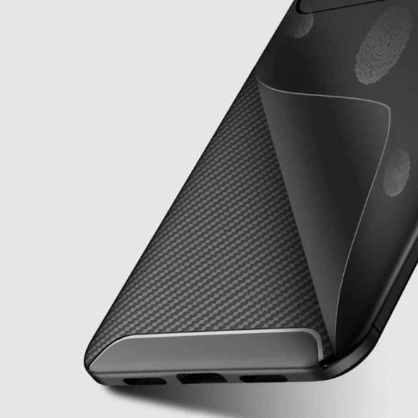 Xiaomi Mi 8 Pro Kılıf Antişok Carbon Regnor Antişok Carbon Silikon - 10