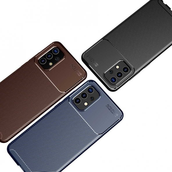Samsung Galaxy A32 4G Kılıf Antişok Carbon Desenli Regnor Silikon Kapak - 5