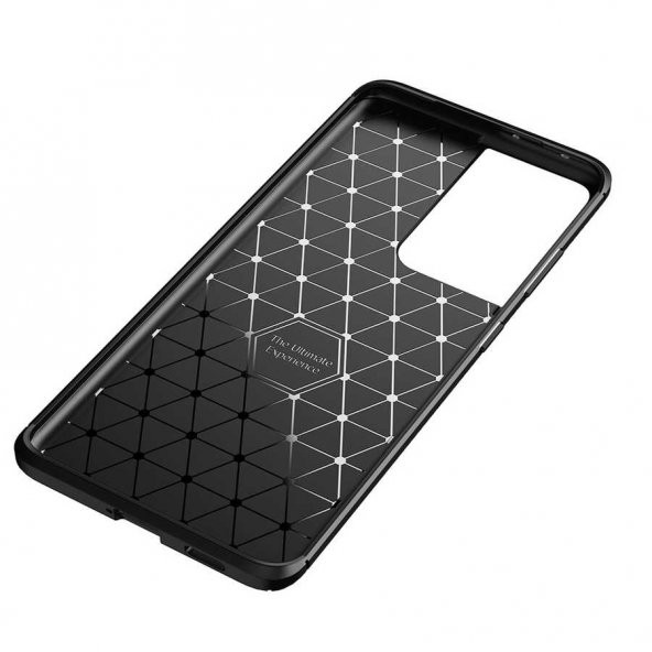Samsung Galaxy S21 Ultra Kılıf Antişok Carbon Desenli Regnor Silikon Kapak - 11