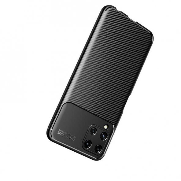 Samsung Galaxy A22 4G Kılıf Antişok Carbon Desenli Regnor Silikon Kapak - 11